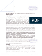 (01-06-11) Condiciones Sacrificio Religioso