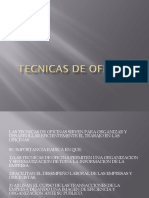 Diapositivas Tecnicas de Oficina