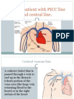 Care of Patient With PICC Line and Central