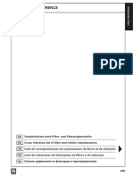 Cross Reference de Filtros