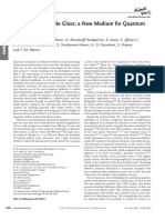 Diamond in Tellurite Glass - A New Medium For Quantum Information (Advanced Materials, Vol. 23, Issue 25) (2011)