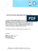 Certificacion de Antecedentes