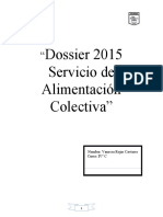 Dossier 2015 Servicio de Alimentación Colectiva