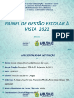 Modelo de Painel de Gestão Escolar À Vista - 2022