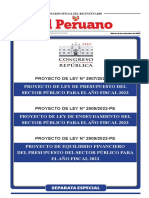 Proyecto de Ley - PP 2023