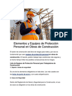 Protección en Obras de Construcción