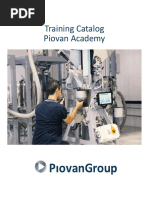 Training Catalog Piovan Academy