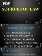 Sources of LAW