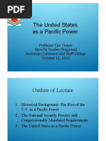 Thayer, The U.S. As A Pacific Power - Short Historical Overview