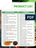 Seed Product List