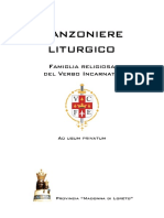 Canzoniere Liturgico 2018