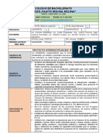 Proyecto 2 Interdisciplinario Científico Completo Segundo Bgu