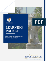 CH401 MODULE 1 - Learning Packets