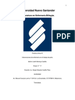 Intervenciones de Enfermería en El Trabajo de Parto.