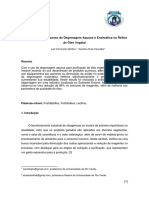 Análise Do Processo de Degomagem Aquosa e Enzimática No Refino de Óleo Vegetal - Luiz Fernando