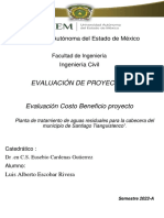 Evaluacion Costo Beneficio Tianguistenco Escobar