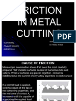 Friction in Metal Cutting