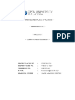 Assignment - HPGD1103 - Curriculum Development