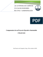 Componentes de Un Proyecto Ejecutivo Sustentable