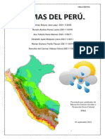 Climas Del Perú. Informe