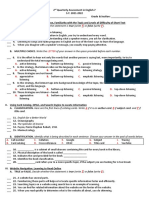 2nd Quarterly Assessment in English 7