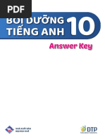 Bồi Dưỡng Tiếng Anh 10 - Đáp An