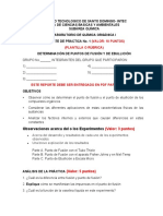 Reporte de Práctica 1. Determinación de Punto de Fusión y de Ebullición