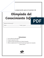 Ejercicios de Olimpiada Del Conocimiento