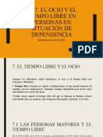 Ut7. El Ocio Y El Tiempo Libre en Personas en Situación de Dependencia