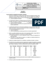 Taller N°1 .Datos No Agrupados