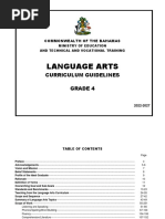 MOE Language Arts Grade 4 Document