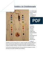 Péndulo y La Cristaloterapia