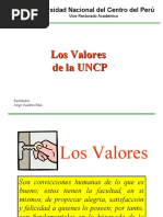 Valoresdela UNCP