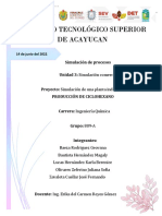 Proyecto - Simulación Sobre Producción de Ciclohexano