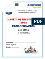 Carpeta de Recuperación - Tercero PDF