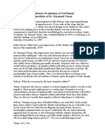 Ted Bundy - Dr. Emmanuel Tanay's Psychiatric Evaluation From 1979, Presented To Polly Nelson in 1987