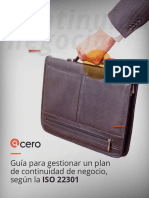 Guia para Gestionar Un Plan de Continuidad de Negocio