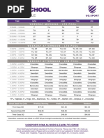 Kids Learn To Swim Timetable