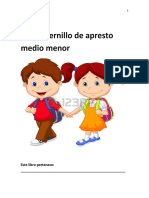 Cuadernillo de Apresto Medio Menor