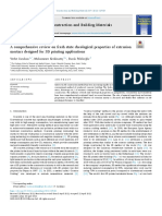 A Comprehensive Review On Fresh State Rheological Properties of Extrusion Mortars Designed For 3D Printing Applications