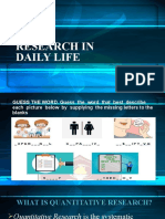 Week 1 Research in Daily Life 2