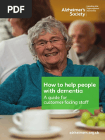 Customer Facing Staff Guide Dementia