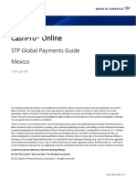 CashPro Global Payments STP Guide - Mexico V6.1 June 2021