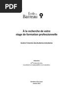 Guide Recherche Stage