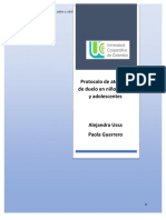 Protocolo de Atención de Duelo en Niños, Niñas y Adolescentes