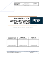 Seg14. Segunda Especialidad en Análisis Clínicos