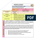 Module 5 Operation Management With TQM