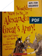 You Wouldnt Want To Be in Alexander The Greats Army 33 Miles Youd