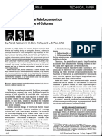 Effects of Transverse Reinforcement On Seismic Performance of Columns