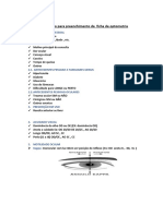 Passo A Passo para Preenchimento Da Ficha de Optometria